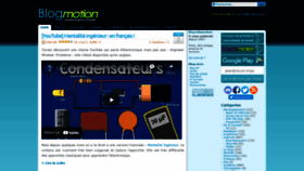 What Blogmotion.fr website looked like in 2021 (3 years ago)