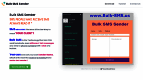 What Bulk-sms.us website looked like in 2021 (3 years ago)