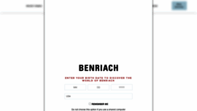 What Benriachdistillery.com website looked like in 2021 (3 years ago)
