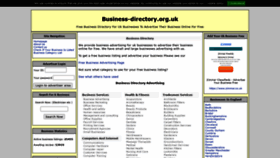 What Business-directory.org.uk website looked like in 2021 (3 years ago)