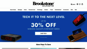 What Brookstone.com website looked like in 2021 (3 years ago)