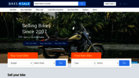 What Bikes4sale.in website looked like in 2021 (3 years ago)