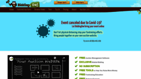 What Biddingowl.com website looked like in 2021 (3 years ago)