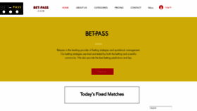 What Bet-pass.com website looked like in 2021 (3 years ago)