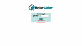 What Betterwalker.com website looked like in 2021 (3 years ago)