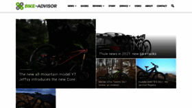 What Bike-advisor.com website looked like in 2021 (3 years ago)