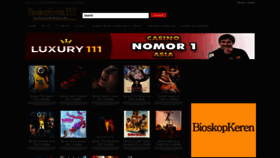 What Bioskopkeren.co website looked like in 2021 (3 years ago)