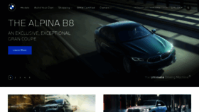 What Bmwusa.com website looked like in 2021 (3 years ago)