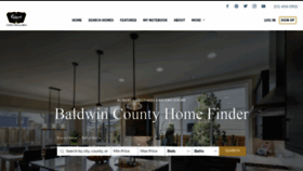 What Baldwincountyhomefinder.com website looked like in 2021 (3 years ago)