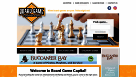 What Boardgamecapital.com website looked like in 2021 (3 years ago)