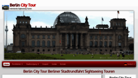 What Berlin-tour.city website looked like in 2021 (3 years ago)