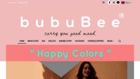What Bububeebrand.com website looked like in 2021 (3 years ago)