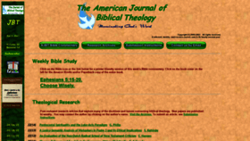 What Biblicaltheology.com website looked like in 2021 (3 years ago)