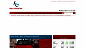 What Beursduivel.be website looked like in 2021 (3 years ago)