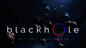 What Blackhole.gg website looked like in 2021 (4 years ago)