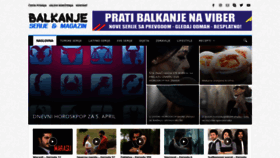 What Balkanje.com website looked like in 2021 (3 years ago)