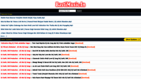 What Bastimusic.in website looked like in 2021 (3 years ago)