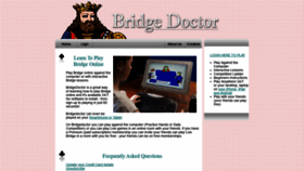 What Bridgedoctor.com website looked like in 2021 (3 years ago)
