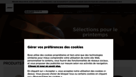What Bose.fr website looked like in 2021 (3 years ago)