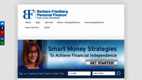 What Barbarafriedbergpersonalfinance.com website looked like in 2021 (3 years ago)