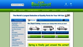What Busdepot.com website looked like in 2021 (3 years ago)