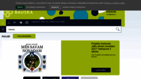 What Bauska.lv website looked like in 2021 (3 years ago)