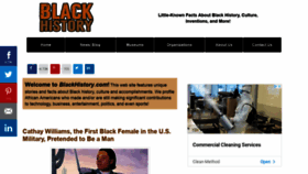 What Blackhistory.com website looked like in 2021 (3 years ago)