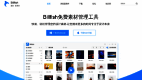 What Billfish.cn website looked like in 2021 (3 years ago)