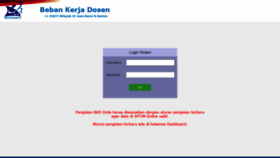 What Bkd.lldikti4.or.id website looked like in 2021 (3 years ago)