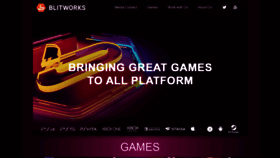What Blitworks.com website looked like in 2021 (3 years ago)