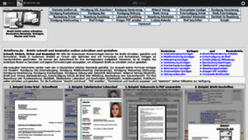 What Briefform.de website looked like in 2021 (3 years ago)