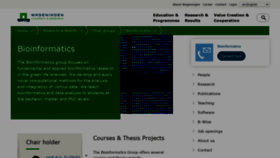 What Bioinformatics.nl website looked like in 2021 (3 years ago)