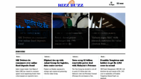 What Bizzbuzz.news website looked like in 2021 (3 years ago)
