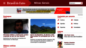 What Brasildefatomg.com.br website looked like in 2021 (3 years ago)