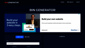 What Bingenerator.com website looked like in 2021 (3 years ago)