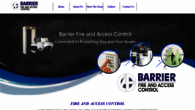 What Barrierfire.co.za website looked like in 2021 (3 years ago)
