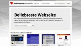 What Beliebtestewebseite.de website looked like in 2021 (3 years ago)