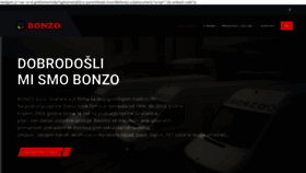 What Bonzodoo.com website looked like in 2021 (4 years ago)