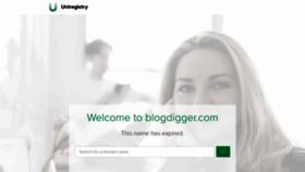 What Blogdigger.com website looked like in 2021 (3 years ago)