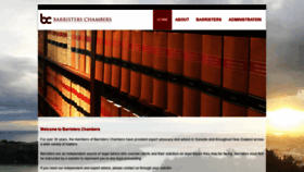 What Barristerschambers.co.nz website looked like in 2021 (3 years ago)