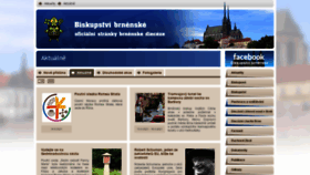 What Biskupstvi.cz website looked like in 2021 (3 years ago)