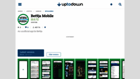 What Bet9ja-mobile.en.uptodown.com website looked like in 2021 (3 years ago)