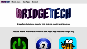 What Bridgetech.io website looked like in 2021 (3 years ago)