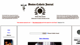 What Boston-catholic-journal.com website looked like in 2021 (3 years ago)