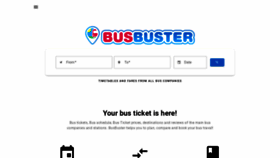 What Busbuster.com website looked like in 2021 (3 years ago)