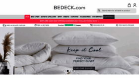 What Bedeckhome.com website looked like in 2021 (3 years ago)