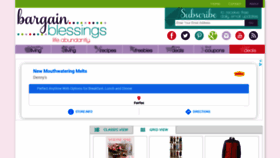 What Bargainblessings.com website looked like in 2021 (3 years ago)
