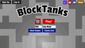 What Blocktanks.net website looked like in 2021 (3 years ago)