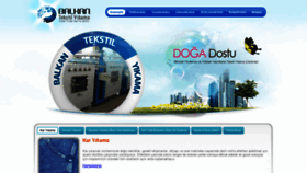 What Balkantekstilyikama.com.tr website looked like in 2021 (3 years ago)