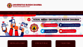 What Buddhidharma.ac.id website looked like in 2021 (3 years ago)